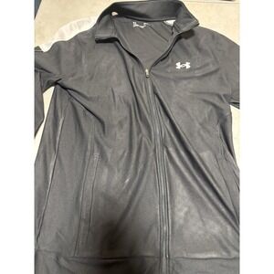Under Armour Men's UA Twister Full Zip Track Black  Jacket 1347293-001 SZ Medium